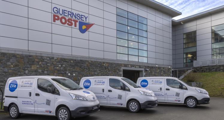 Guernsey Post and EVie collaborate to launch shared electric van fleet