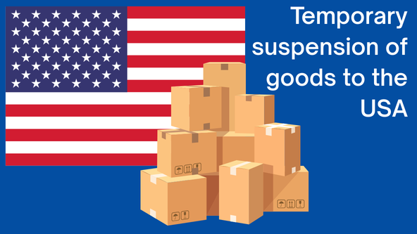 Temporary suspension of good to the USA panel