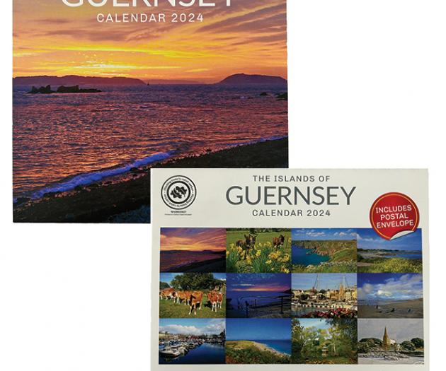 The Islands of Guernsey Tent Calendar 2024