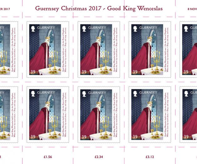 Guernsey 39p Reduced Rate Christmas Stamp - sheet of 10