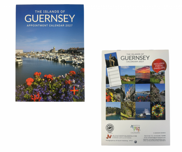 The Islands of Guernsey A5 Appointment Calendar 2027