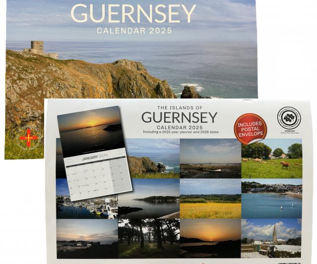 The Islands of Guernsey A4 Calendar 2025