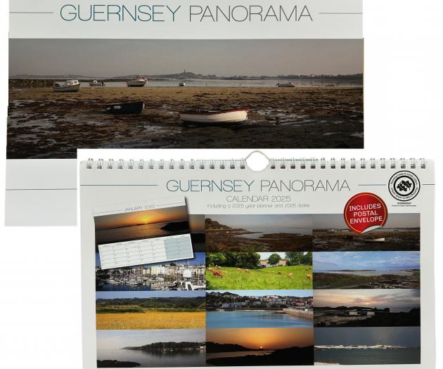 The Islands of Guernsey Panorama Calendar 2025