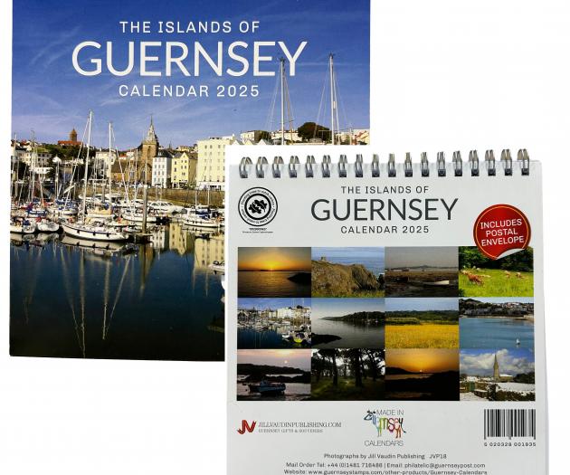 The Islands of Guernsey Tent Calendar 2025