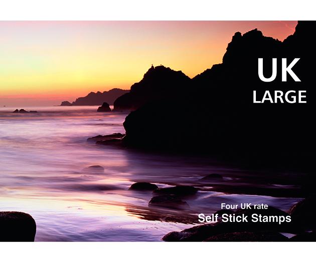 UK Booklet of 4 Large Letter Stamps