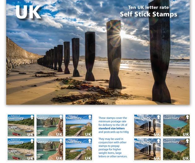 UK Stamp Book of 10 stamps