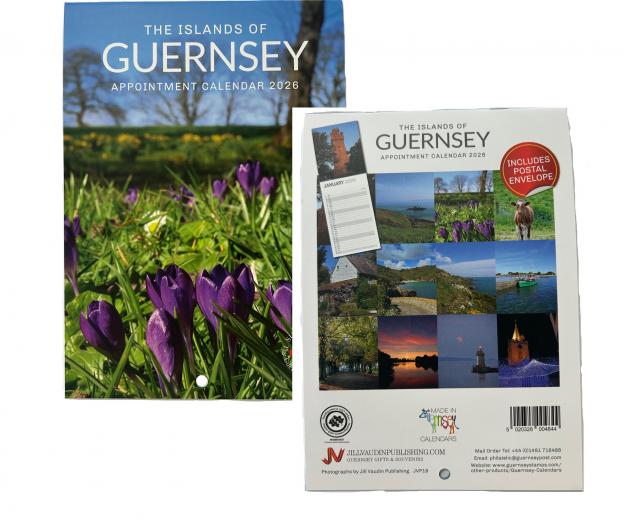 The Islands of Guernsey A5 Appointment Calendar 2026