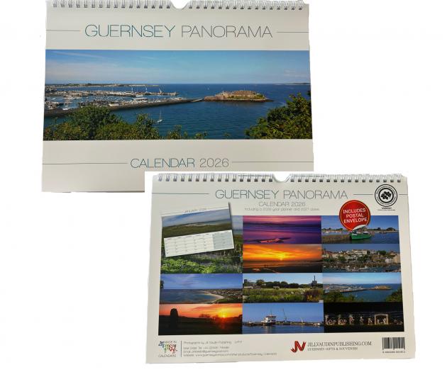The Islands of Guernsey Panorama Calendar 2026