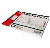 C4 white envelopes