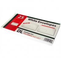 DL white envelopes