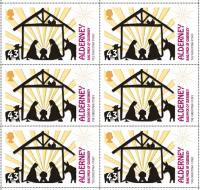 The Christmas Story - Alderney reduced rate 43p stamp sheet of 10