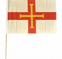 Guernsey handheld wooden flag