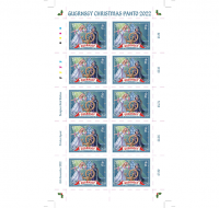 Guernsey Christmas Stamps 2022: 79p sheet of 10